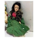 Doll From 50’s & Ethnic Vintage Wooden Peg Doll Folk Art