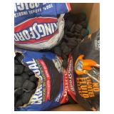 Lot of Kingsford Charcoal Bags, Various Types