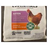 Nutro Wholesome Essentials Kitten Food, 3 lb Bag, Chicken & Brown Rice