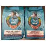 Purina ONE Cat Food 2-Pack â Hairball & Urinary Tract, 56 oz Each, Exp 12/2024
