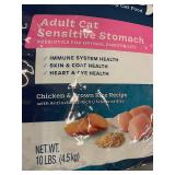 Blue Buffalo Tastefuls Adult Cat Sensitive Stomach Food, 10 lbs