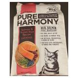 Pure Harmony Salmon & Brown Rice Cat Food, 12 lb, Best By 02/14/2026