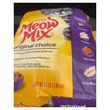 Lot of 4 Meow Mix Original Choice Cat Food Bags, 6.3 lb Each