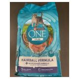 Purina ONE Hairball Formula Cat Food, 7 lb Bag, Best by Aug 2025