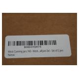 *2* Weck 3/4L Mold Canning Jars *2* Weck 3/4L Mold Canning Jars