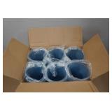 *24* Blue Plastic Tumbler Cups *24* Blue Plastic Tumbler Cups