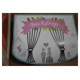 6-Panels Orange Backdrop Curtains - 24 6-Panels Orange Backdrop Curtains - 24