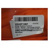 6-Panels Orange Backdrop Curtains - 24 6-Panels Orange Backdrop Curtains - 24