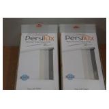*2* Persilux Cordless Blinds - 18"x54" - Gray *2* Persilux Cordless Blinds - 18"x54" - Gray
