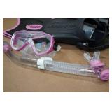 Cressi Adult Rondine Palau Fin Snorkel Set - Fin Size S/M Cressi Adult Rondine Palau Fin Snorkel Set - Fin Size S/M