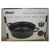 Parini 2 Quart Iron Braiser Parini 2 Quart Iron Braiser