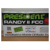 President Randy II FCC Handheld or Mobile CB Radio President Randy II FCC Handheld or Mobile CB Radio