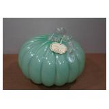 Turquiose Glass Pumpkin Turquiose Glass Pumpkin