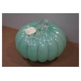 Turquiose Glass Pumpkin Turquiose Glass Pumpkin