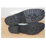 Gia-Mia Silver Sequin Combat Boots - Size 10 Gia-Mia Silver Sequin Combat Boots - Size 10