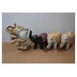 Assorted Elephant Statues Assorted Elephant Statues