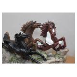 Vintage Woodway Horse Sculpture Vintage Woodway Horse Sculpture