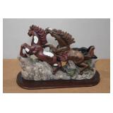 Vintage Woodway Horse Sculpture Vintage Woodway Horse Sculpture