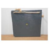 Harvest Welcome Wall Art and 10" Saw Blade Clock Harvest Welcome Wall Art and 10" Saw Blade Clock