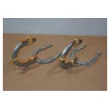 *2* Metal Horse Shoe Coat/Hat Racks *2* Metal Horse Shoe Coat/Hat Racks