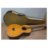 Antique Harmony Deluxe Guitar with Case Antique Harmony Deluxe Guitar with Case