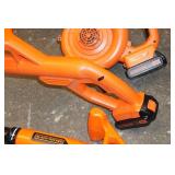 *2* Black & Decker 20V Lithium Weed Whips and Leaf Blower *2* Black & Decker 20V Lithium Weed Whips and Leaf Blower
