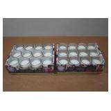 *2* Ashland 12-Packs Filled Glass Votives *2* Ashland 12-Packs Filled Glass Votives