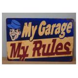 Novelty Metal Sign - My Garage Novelty Metal Sign - My Garage