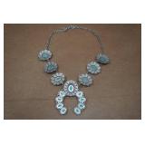 Squash Blossum Turquoise Necklace Squash Blossum Turquoise Necklace