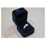 3.75 Carat Cubic Zirconia Ring - Fits Like Size 7 3.75 Carat Cubic Zirconia Ring - Fits Like Size 7