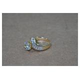 3.75 Carat Cubic Zirconia Ring - Fits Like Size 7 3.75 Carat Cubic Zirconia Ring - Fits Like Size 7