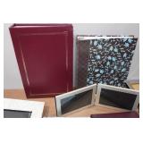 Assorted Picture Frames and Photo Albums and Collectors Spoons Assorted Picture Frames and Photo Albums and Collectors Spoons