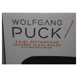 Wolfgang Puck 3.6 Quart Rectangular Covered Glass Baker Wolfgang Puck 3.6 Quart Rectangular Covered Glass Baker