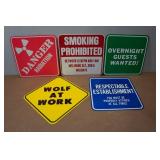 Assorted Cardboard Signs Assorted Cardboard Signs