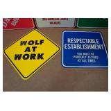 Assorted Cardboard Signs Assorted Cardboard Signs