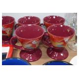 Assorted Kitchenware - Mugs, Utensils, Pan, Serving Trays Assorted Kitchenware - Mugs, Utensils, Pan, Serving Trays