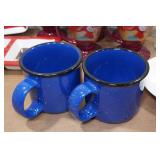 Assorted Kitchenware - Mugs, Utensils, Pan, Serving Trays Assorted Kitchenware - Mugs, Utensils, Pan, Serving Trays