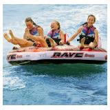 Rave Sports Warrior 3 Person Towable Tube Rave Sports Warrior 3 Person Towable Tube
