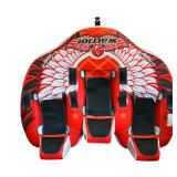 Rave Sports Warrior 3 Person Towable Tube Rave Sports Warrior 3 Person Towable Tube