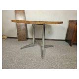 Retro Burle Wood Veneer Mid Century Dining Table Retro Burle Wood Veneer Mid Century Dining Table