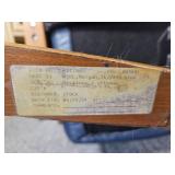 Vintage Scandinavian Design Blue Leather Recliner Vintage Scandinavian Design Blue Leather Recliner