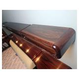 Queen Danish Modern Kibaek Modelfabrik Rosewood Platform Bed and Light Rail Queen Danish Modern Kibaek Modelfabrik Rosewood Platform Bed and Light Rail