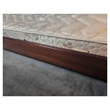 Queen Danish Modern Kibaek Modelfabrik Rosewood Platform Bed and Light Rail Queen Danish Modern Kibaek Modelfabrik Rosewood Platform Bed and Light Rail