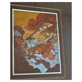 "Dog Fight" Dufex Foil Art Bi-Plane Prints "Dog Fight" Dufex Foil Art Bi-Plane Prints