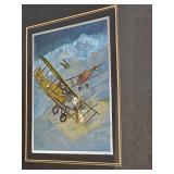 "Dog Fight" Dufex Foil Art Bi-Plane Prints "Dog Fight" Dufex Foil Art Bi-Plane Prints