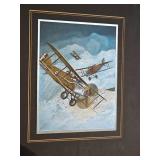 "Dog Fight" Dufex Foil Art Bi-Plane Prints "Dog Fight" Dufex Foil Art Bi-Plane Prints