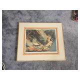 "City on the Cliff" Leonardo Nierman Sign & Number Print Mexican Postwar Modern Artist "City on the Cliff" Leonardo Nierman Sign & Number Print Mexican Postwar Modern Artist