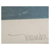 "City on the Cliff" Leonardo Nierman Sign & Number Print Mexican Postwar Modern Artist "City on the Cliff" Leonardo Nierman Sign & Number Print Mexican Postwar Modern Artist