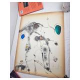 Richard M. Powers Mix Media Poster Signed & Numbered  ~ Prolific Science Fiction Illustrator Richard M. Powers Mix Media Poster Signed & Numbered  ~ Prolific Science Fiction Illustrator