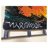 Leonardo Nierman "Twisted Trunk" Wool Tapestry Artword from Leonardo Nierman "Twisted Trunk" Wool Tapestry Artword from
